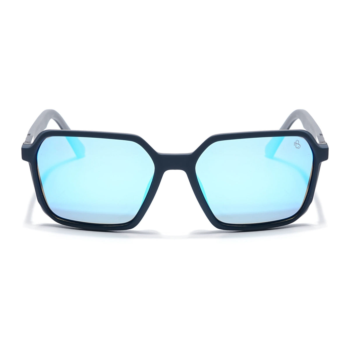 Eyejack Blue Square Polarized Sunglasses for Men & Women (6231PCL1130)