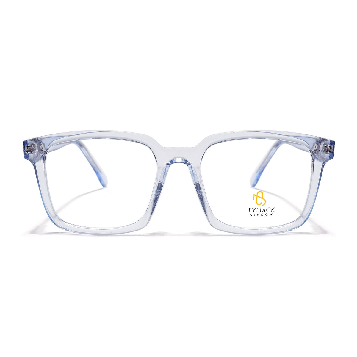Eyejack Light Blue Rectangle Eyeglasses for Men & Women (668801FCL2323)