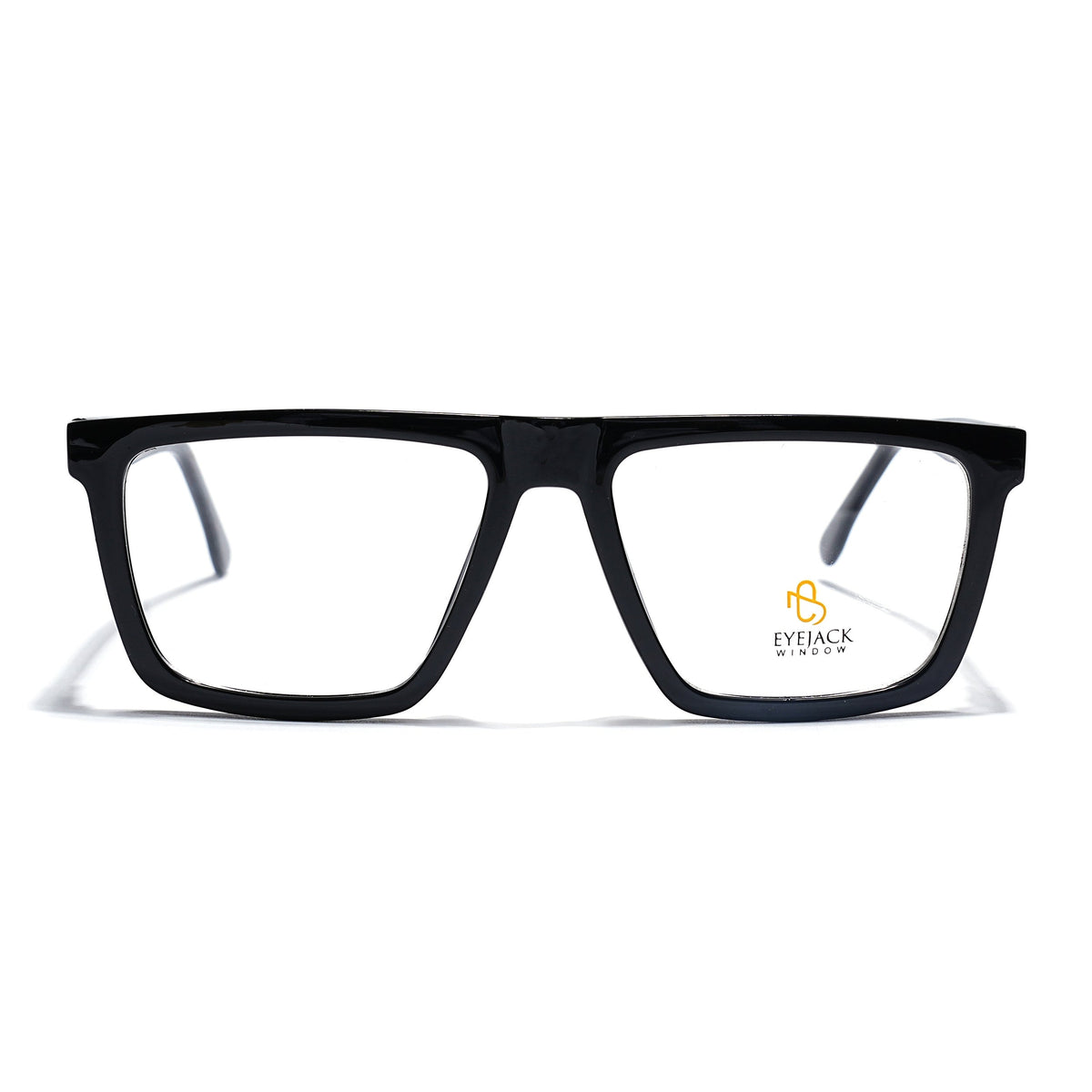 Eyejack Shine Black Wayfarer Eyeglasses for Men & Women (668802FCL2328)