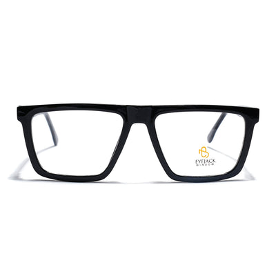 Eyejack Shine Black Wayfarer Eyeglasses for Men & Women (668802FCL2328)
