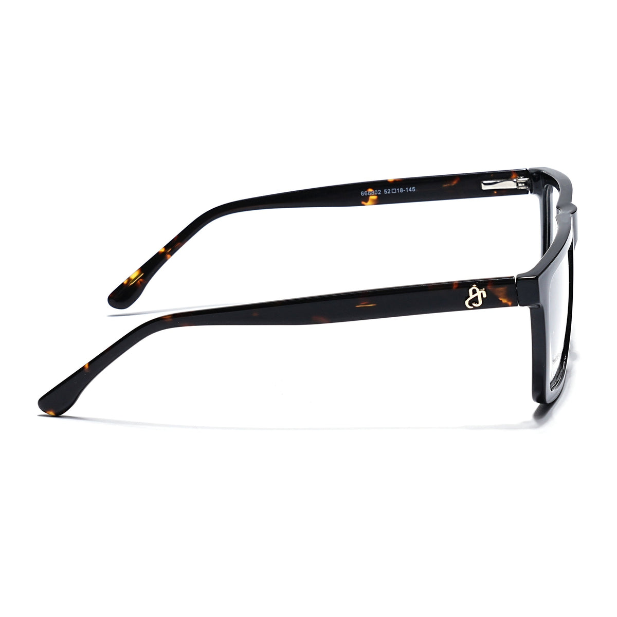 Eyejack Shine Black Wayfarer Eyeglasses for Men & Women (668802FCL2330)