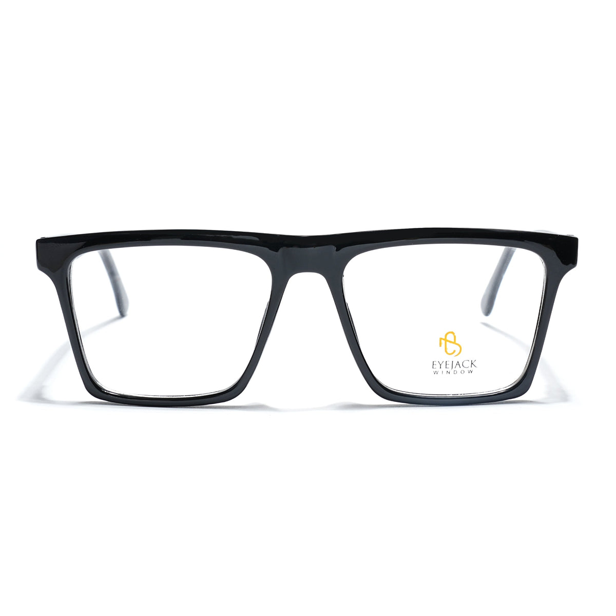 Eyejack Shine Black Wayfarer Eyeglasses for Men & Women (668803FCL2340)