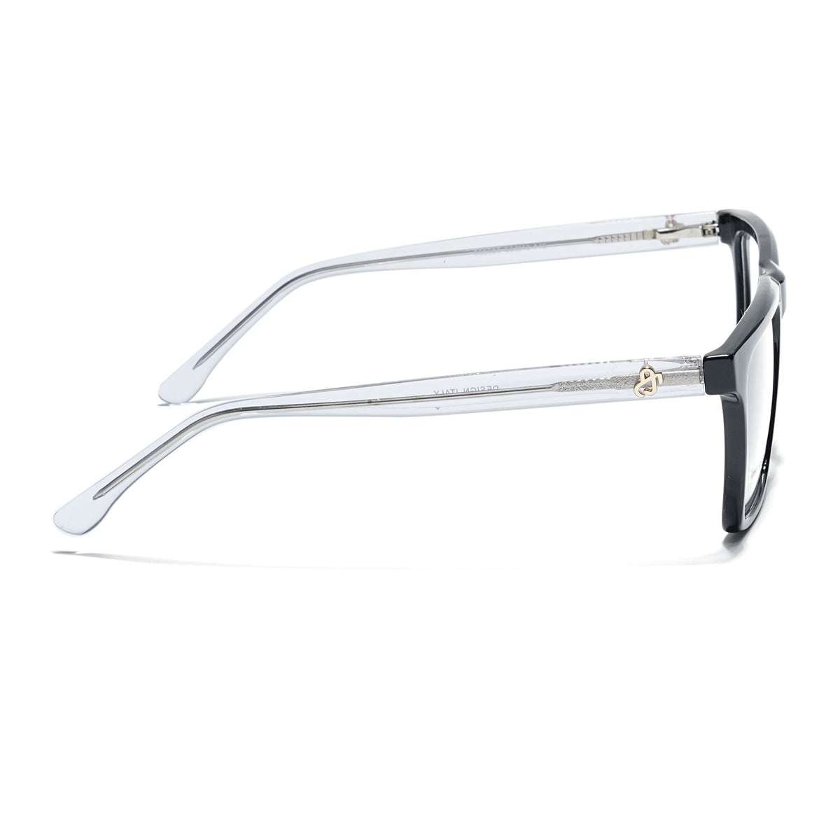 Eyejack Shine Black Wayfarer Eyeglasses for Men & Women (668803FCL2341)