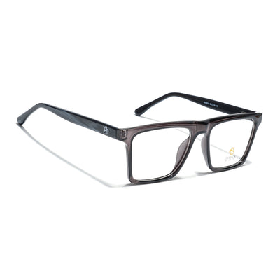 Eyejack Grey Wayfarer Eyeglasses for Men & Women (668803FCL2344)