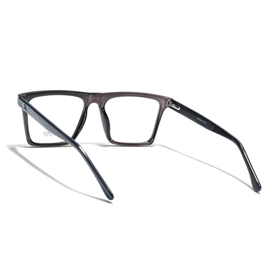 Eyejack Grey Wayfarer Eyeglasses for Men & Women (668803FCL2344)