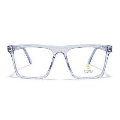 Eyejack Light Blue Wayfarer Eyeglasses for Men & Women (668803FCL2347)