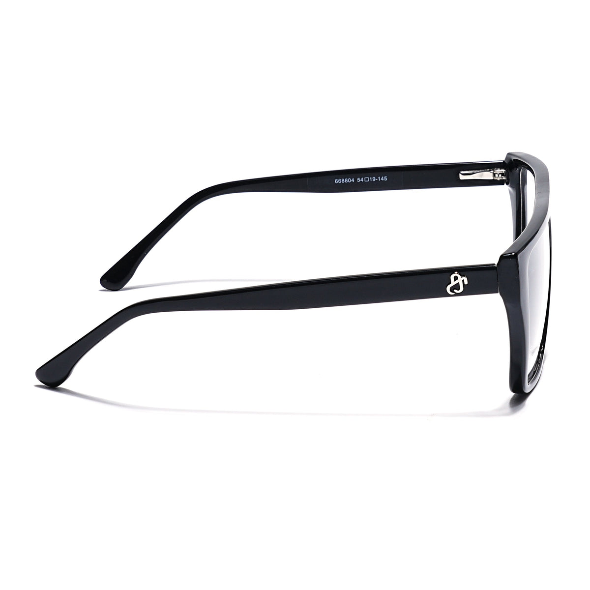 Eyejack Shine Black Wayfarer Eyeglasses for Men & Women (668804FCL2352)