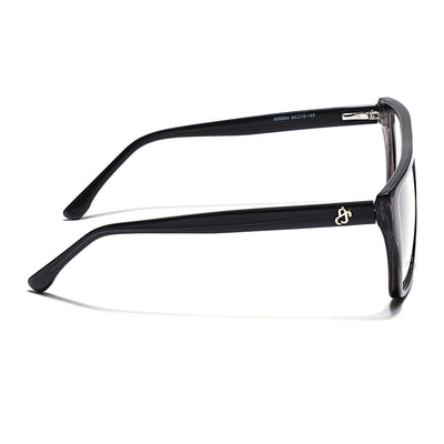 Eyejack Grey Wayfarer Eyeglasses for Men & Women (668804FCL2355)