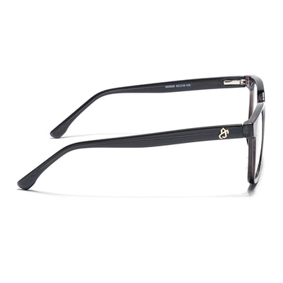 Eyejack Grey Square Eyeglasses for Men & Women (668805FCL2367)