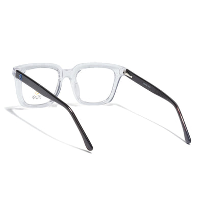 Eyejack Transparent Square Eyeglasses for Men & Women (668806FCL2386)