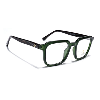 Eyejack Green Square Eyeglasses for Men & Women (668807FCL2397)