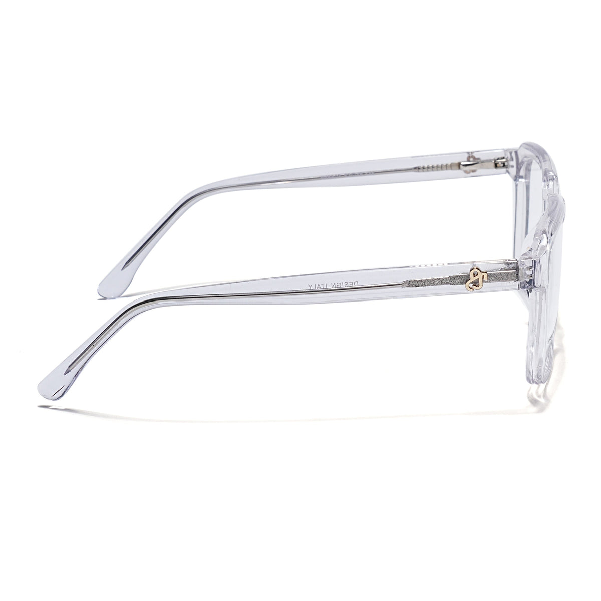 Eyejack Transparent Square Eyeglasses for Men & Women (668807FCL2399)