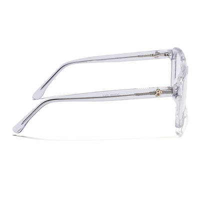 Eyejack Transparent Square Eyeglasses for Men & Women (668807FCL2399)