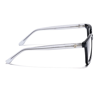 Eyejack Shine Black Wayfarer Eyeglasses for Men & Women (668808FCL2401)