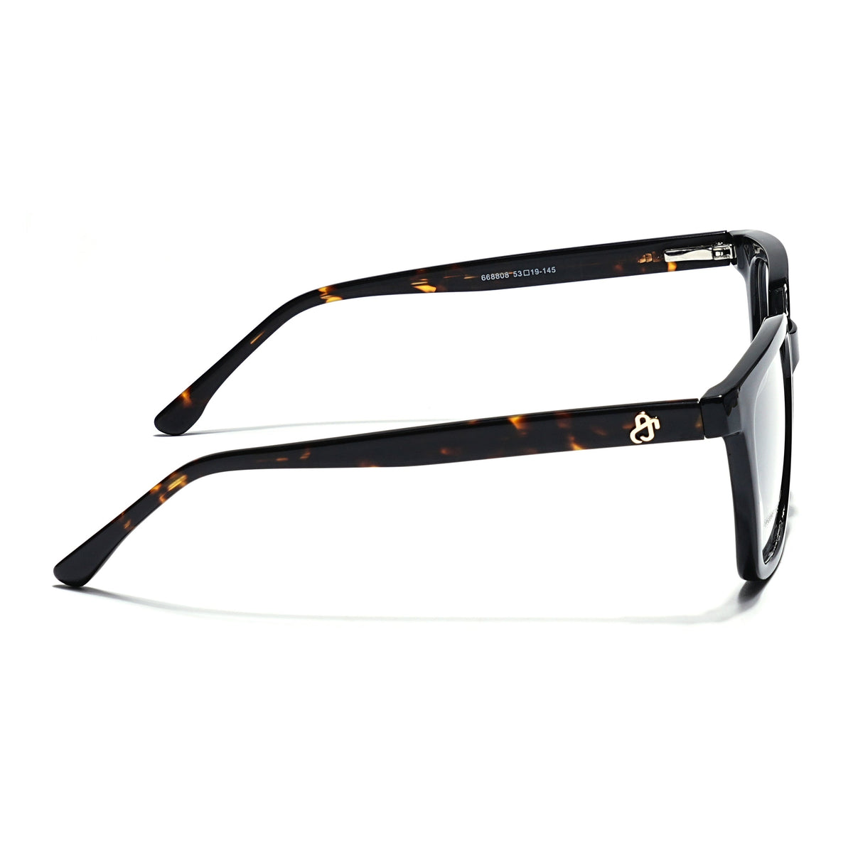 Eyejack Shine Black Wayfarer Eyeglasses for Men & Women (668808FCL2402)