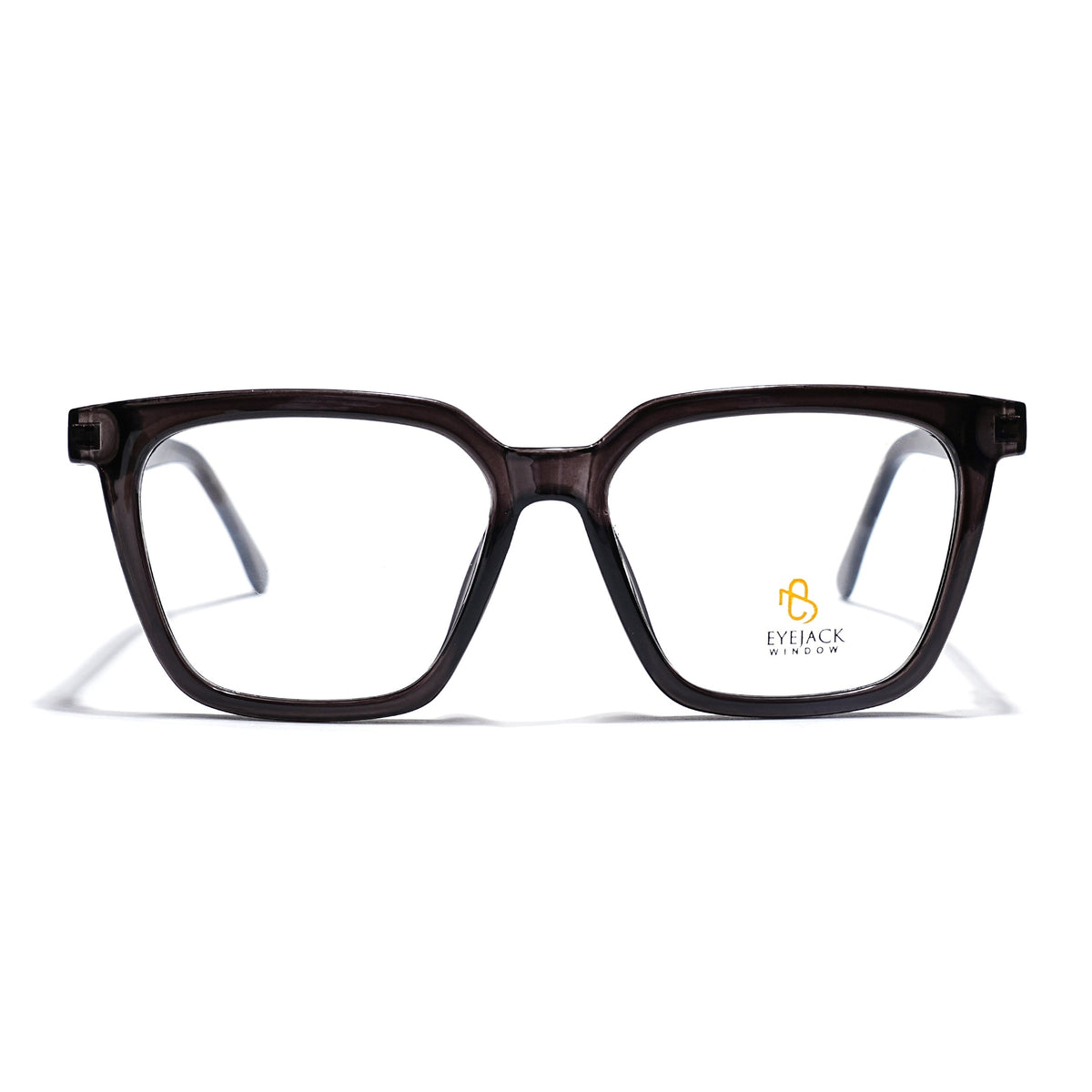 Eyejack Grey Wayfarer Eyeglasses for Men & Women (668808FCL2404)