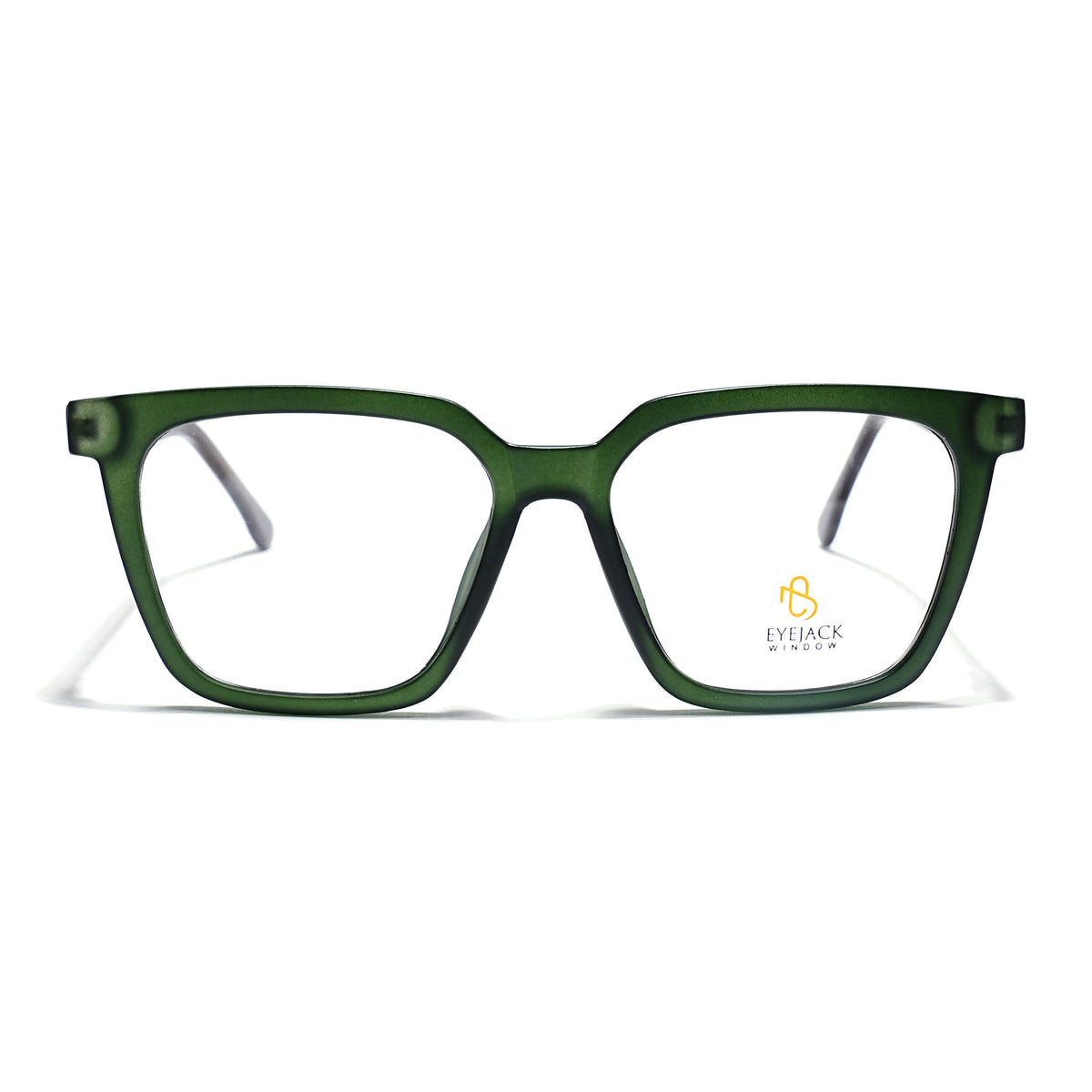 Eyejack Green Wayfarer Eyeglasses for Men & Women (668808FCL2409)