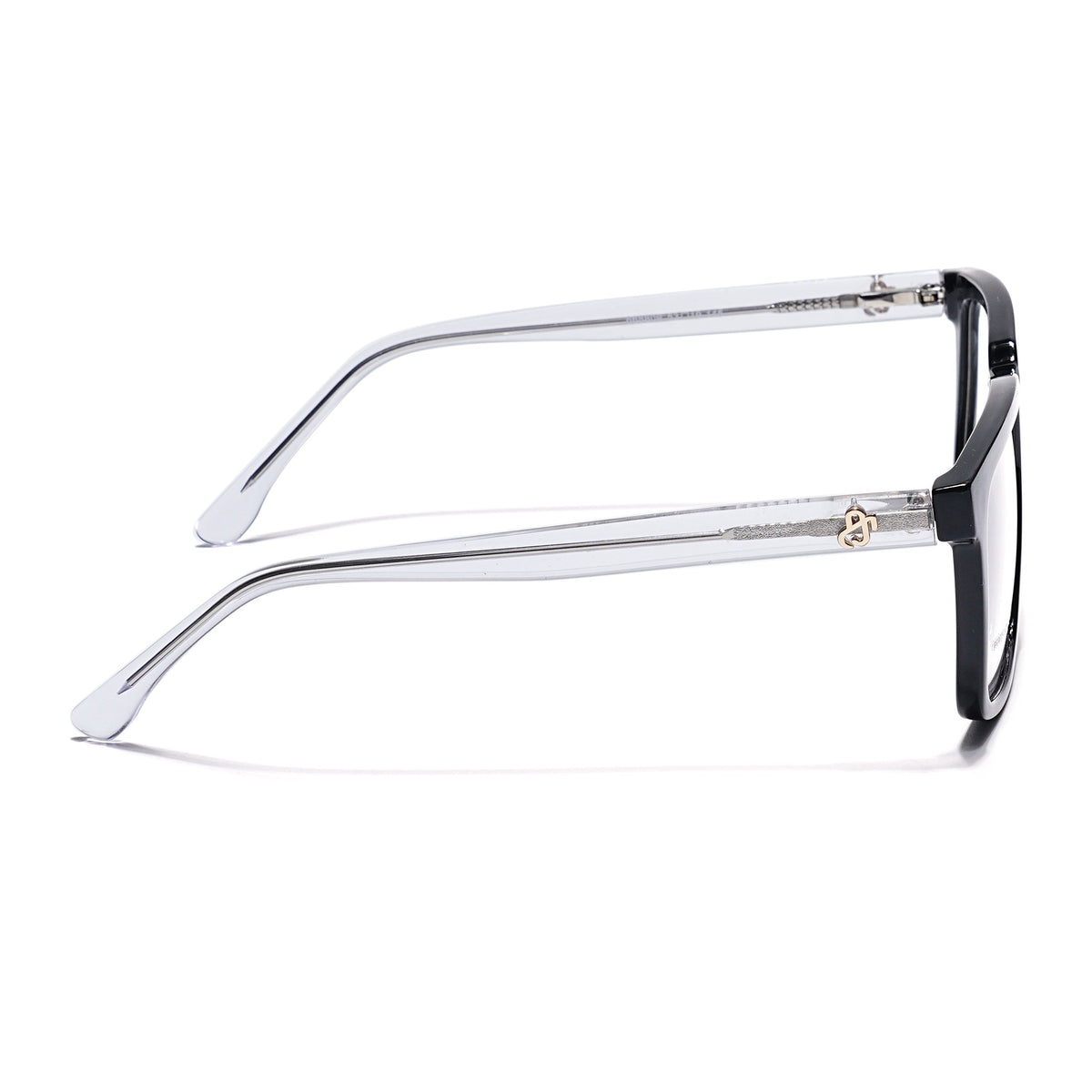 Eyejack Shine Black Wayfarer Eyeglasses for Men & Women (668809FCL2413)