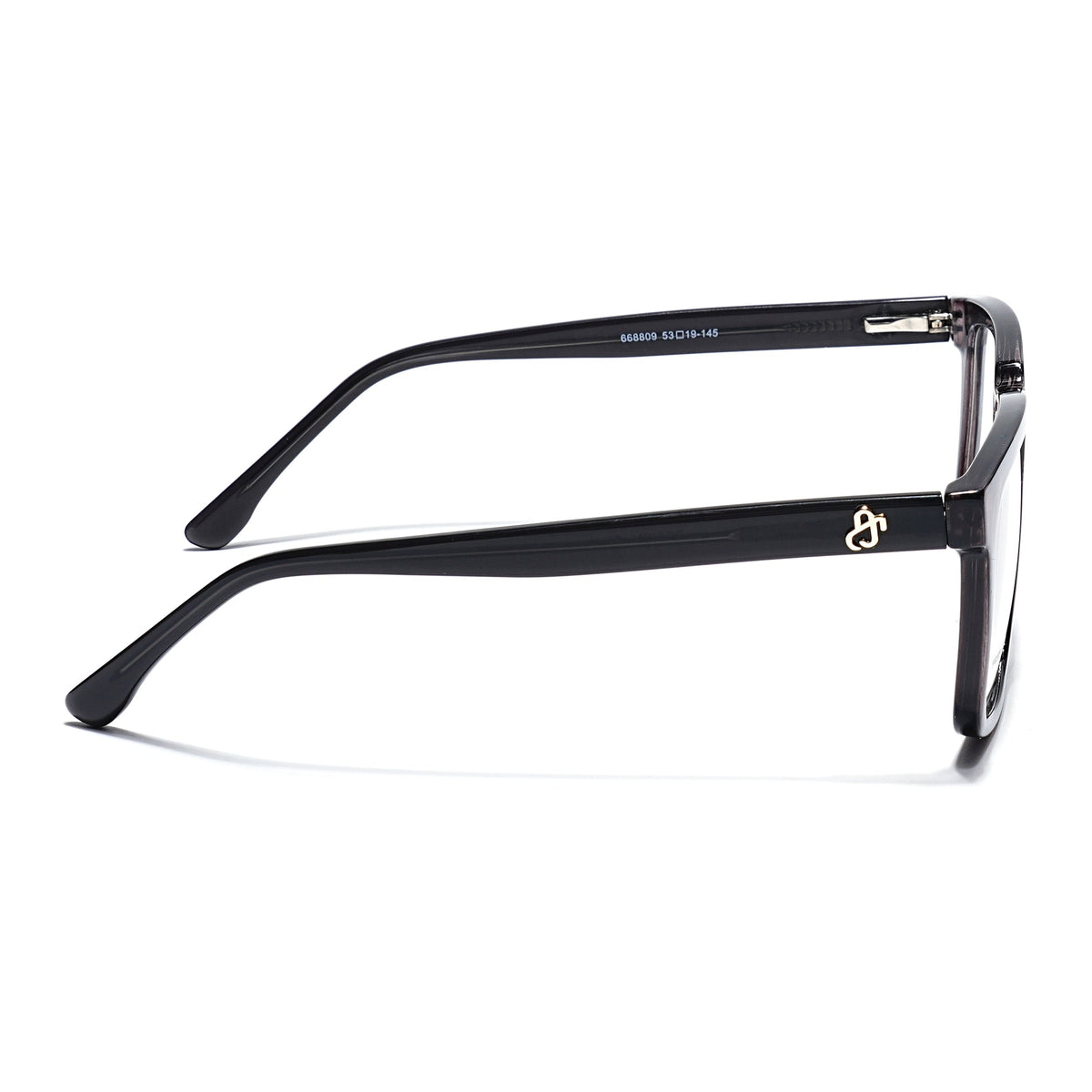 Eyejack Grey Wayfarer Eyeglasses for Men & Women (668809FCL2415)