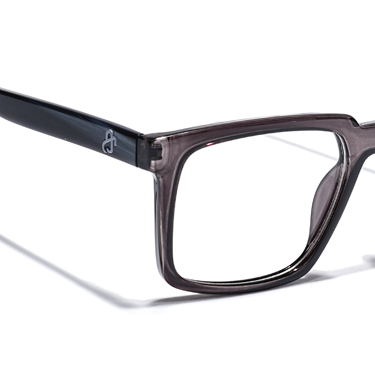 Eyejack Grey Wayfarer Eyeglasses for Men & Women (668809FCL2416)