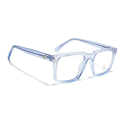 Eyejack Light Blue Wayfarer Eyeglasses for Men & Women (668809FCL2419)