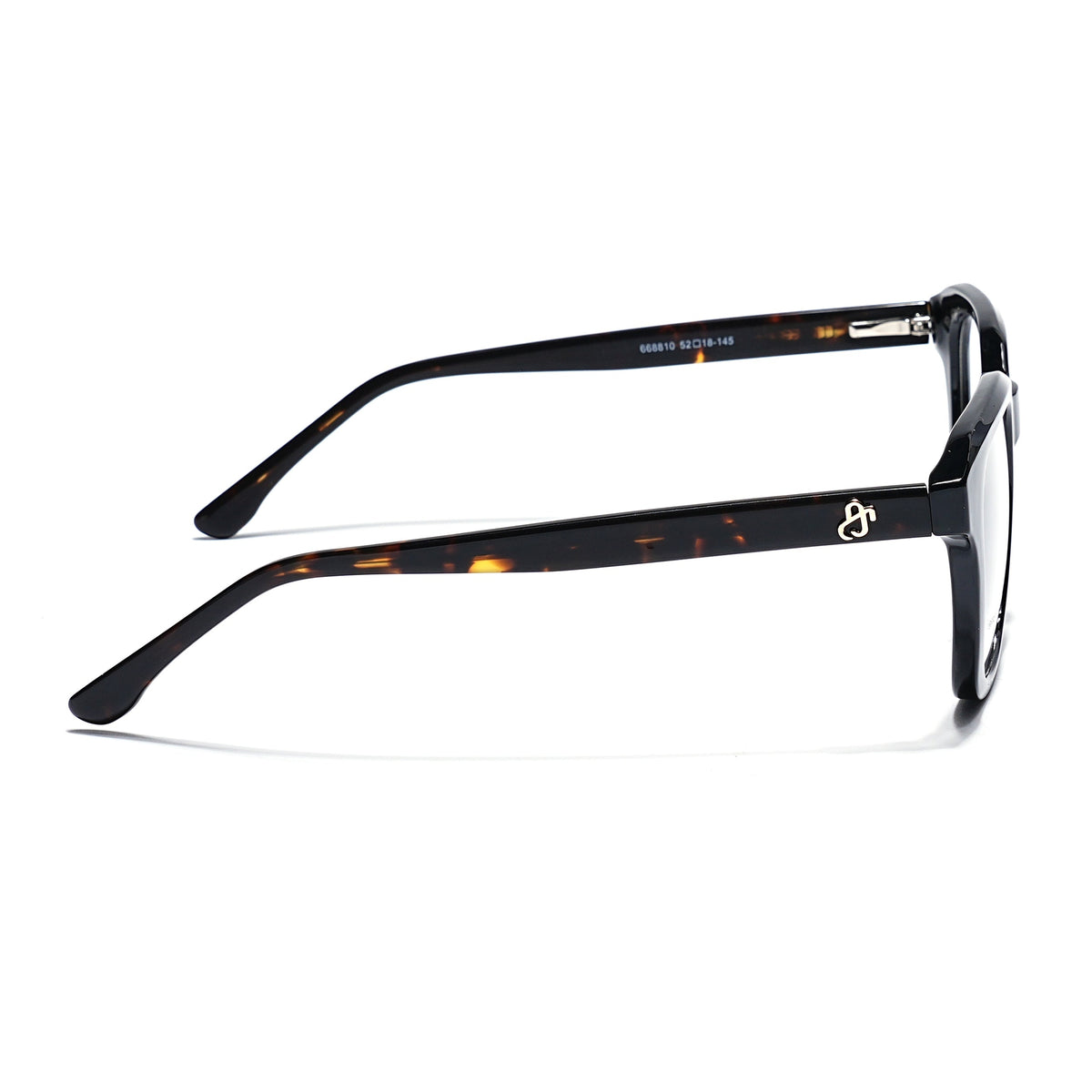 Eyejack Shine Black Wayfarer Eyeglasses for Men & Women (668810FCL2426)