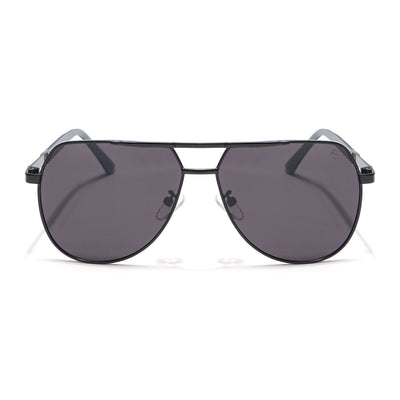 Eyejack Black Aviator Sunglasses for Men & Women (7008CL869)