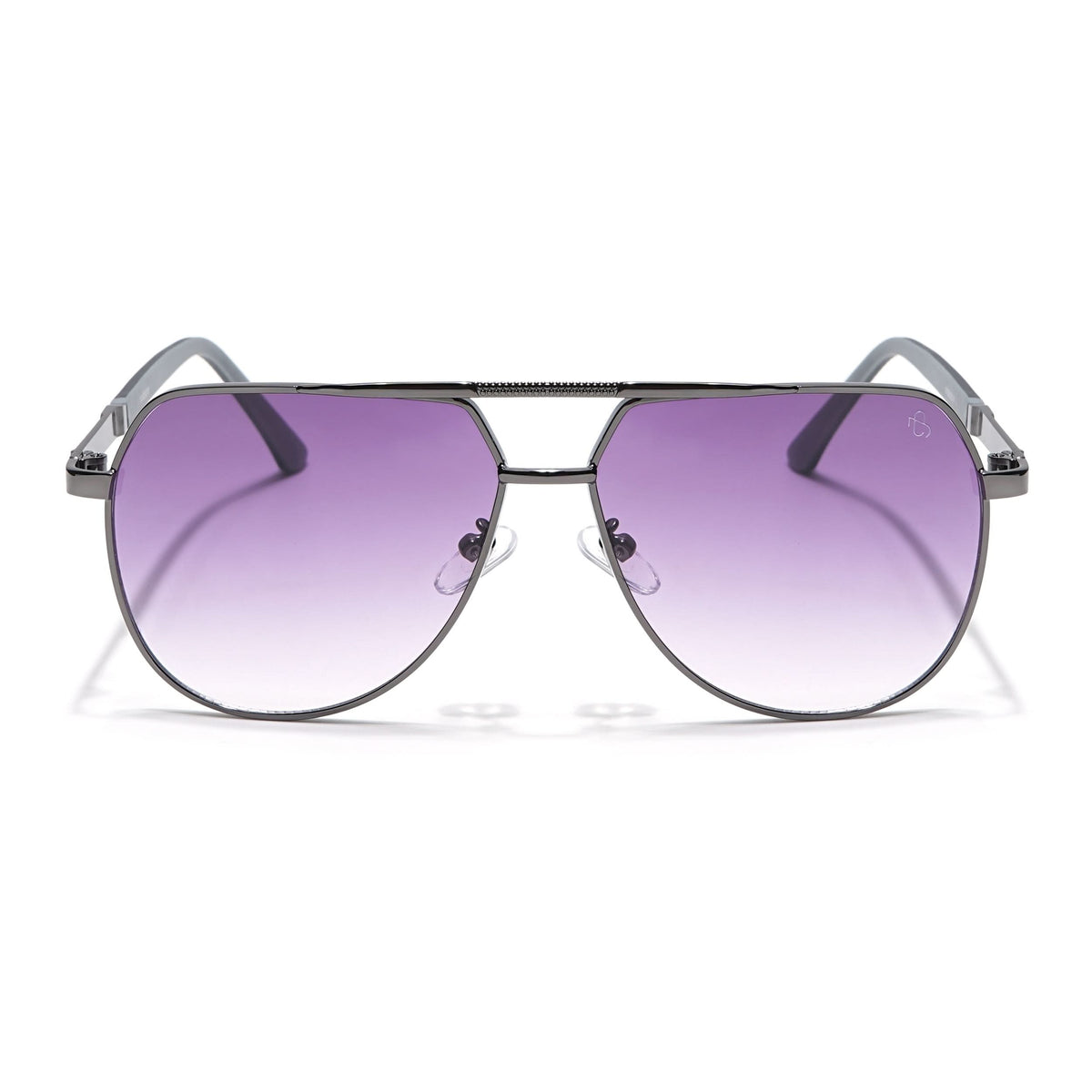 Eyejack Grey Aviator Sunglasses for Men & Women (7008CL870)
