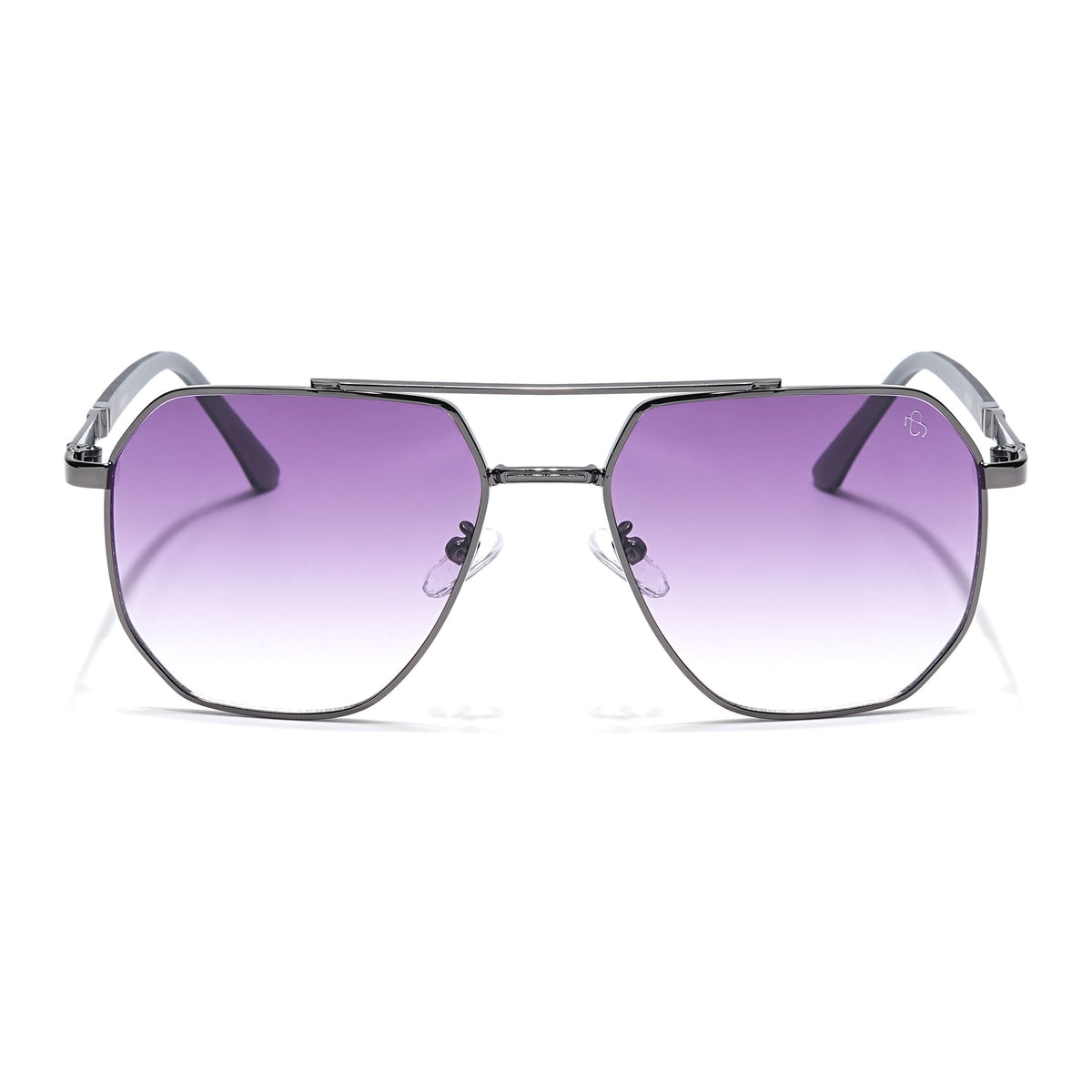 Eyejack Grey Square Sunglasses for Men & Women (7009CL874)