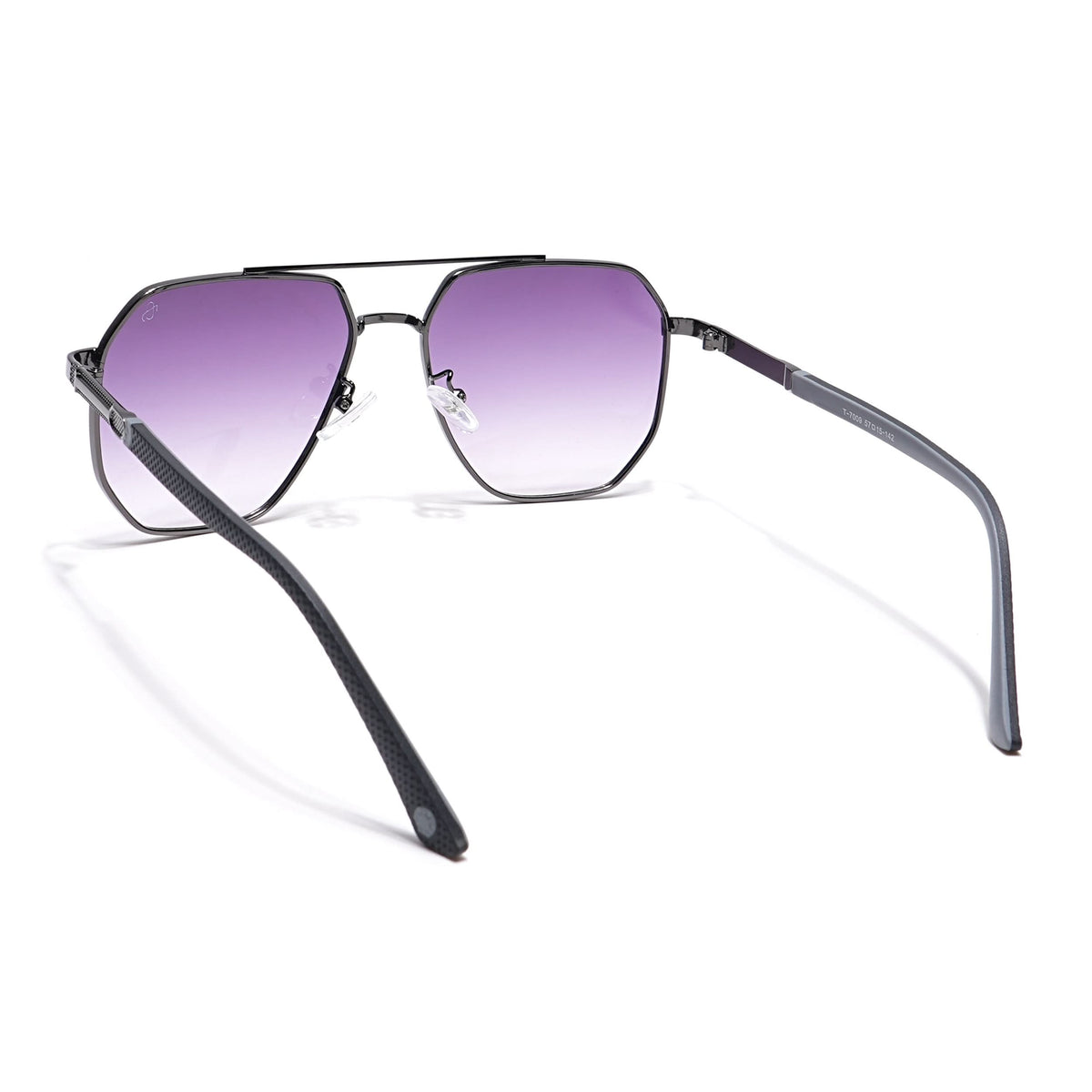 Eyejack Grey Square Sunglasses for Men & Women (7009CL874)