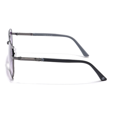 Eyejack Grey Square Sunglasses for Men & Women (7009CL874)