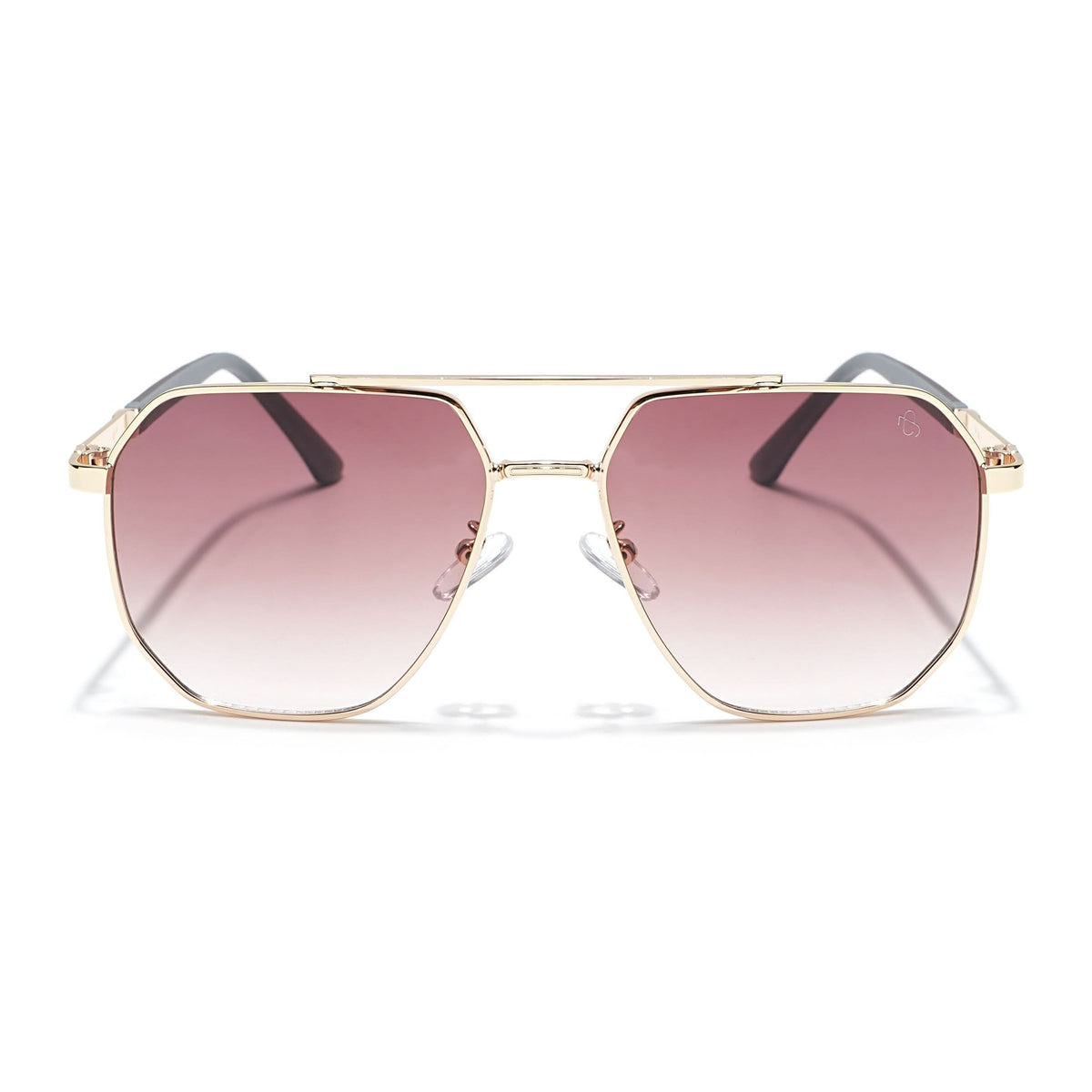 Eyejack Golden Square Sunglasses for Men & Women (7009CL875)