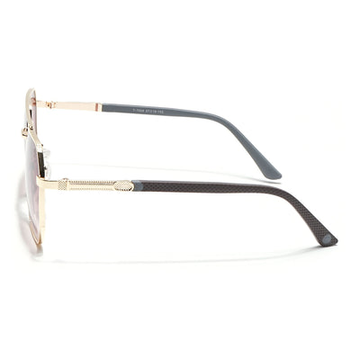 Eyejack Golden Square Sunglasses for Men & Women (7009CL875)