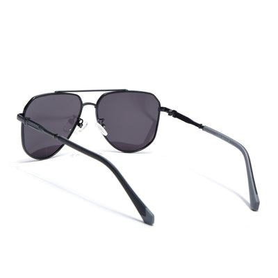 Eyejack Black Aviator Sunglasses for Men & Women (7013CL2122)