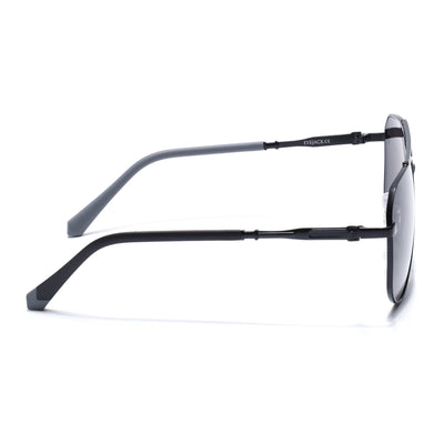 Eyejack Black Aviator Sunglasses for Men & Women (7013CL2122)