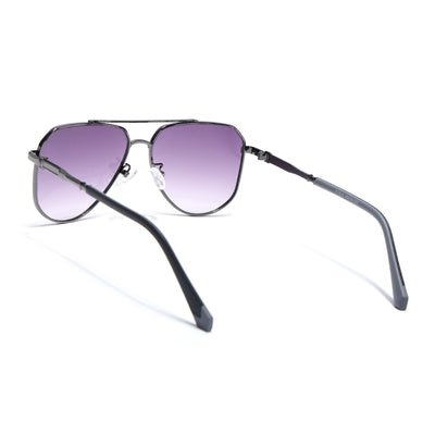 Eyejack Dark Grey Aviator Sunglasses for Men & Women (7013CL2123)