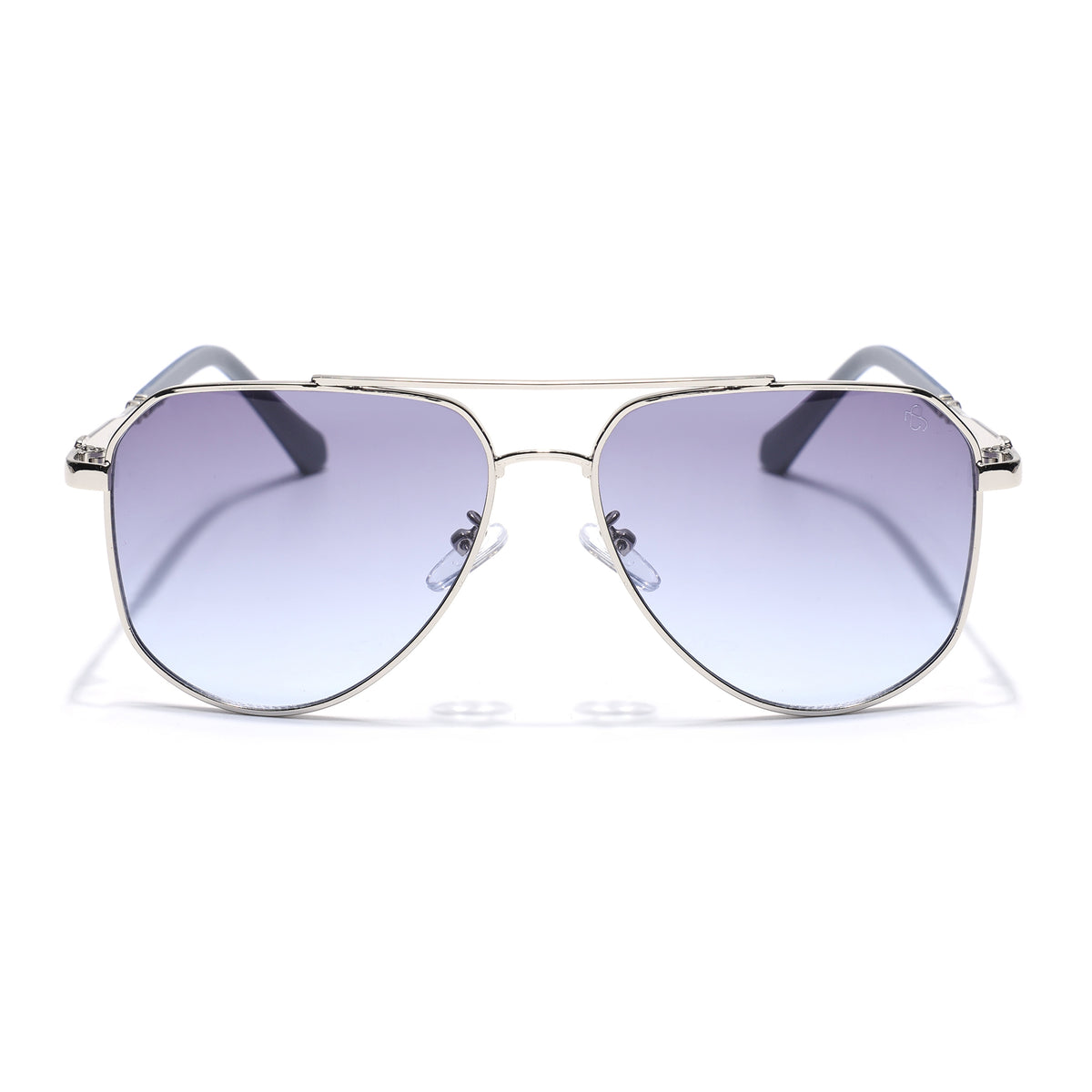 Eyejack Silver Aviator Sunglasses for Men & Women (7013CL2124)
