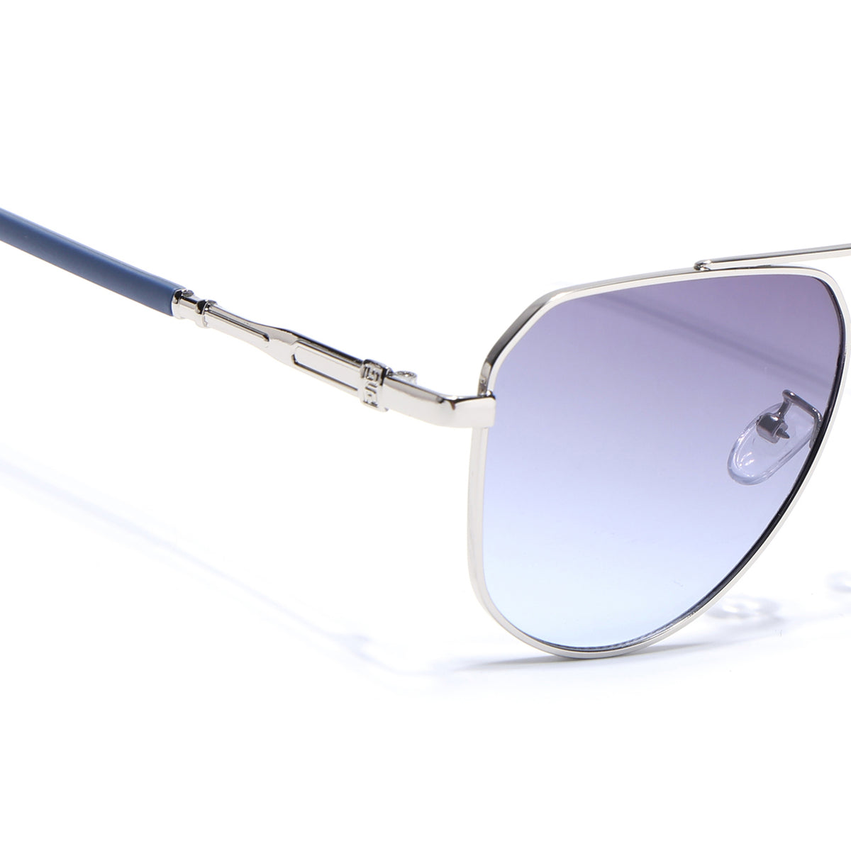 Eyejack Silver Aviator Sunglasses for Men & Women (7013CL2124)