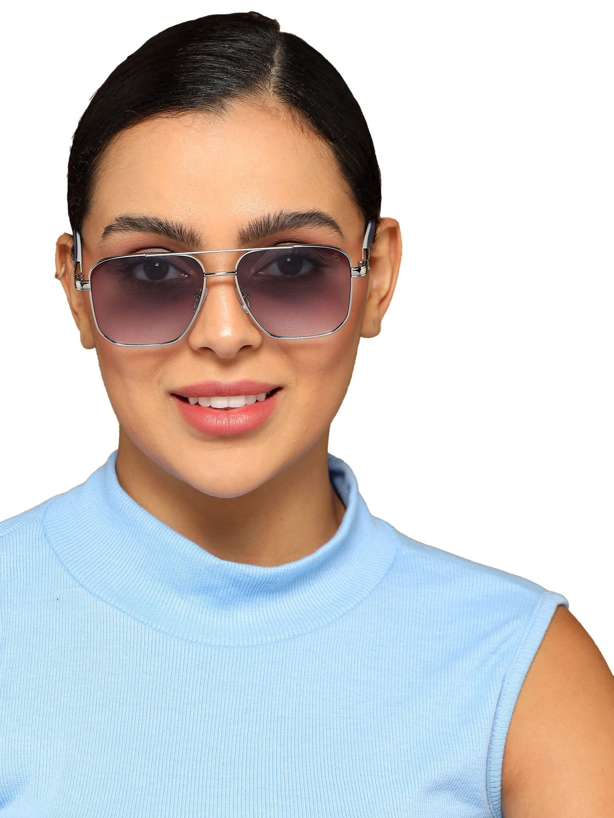 Eyejack Sliver Square Sunglasses for Men & Women (7018CL828)