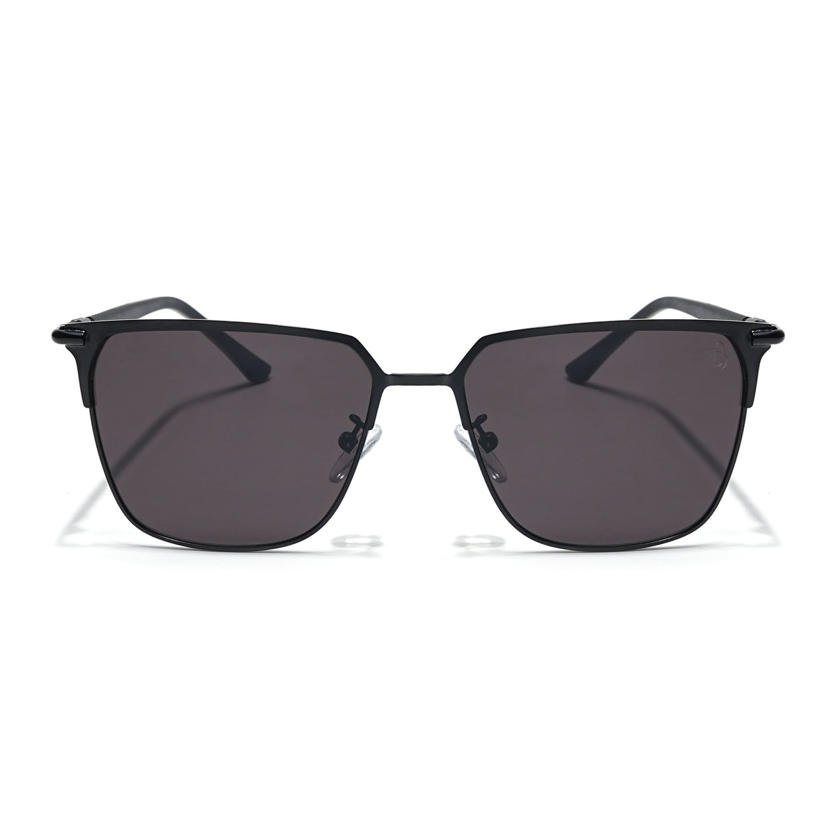 Eyejack Black Square Sunglasses for Men & Women (7021CL852)