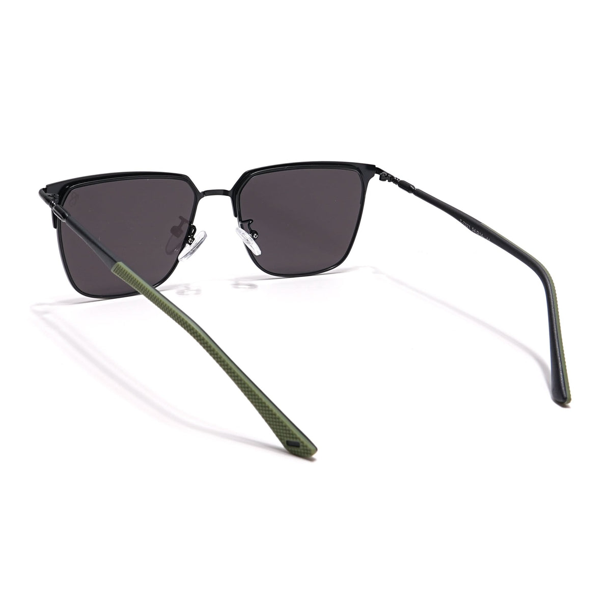 Eyejack Black Square Sunglasses for Men & Women (7021CL852)