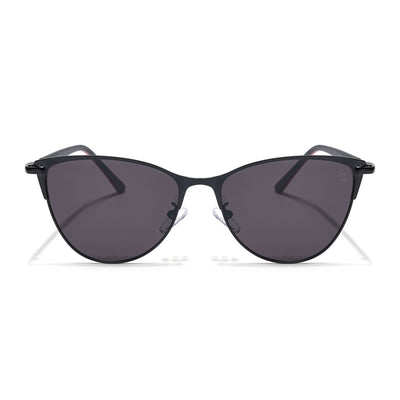 Eyejack Black Cateye Sunglasses for Women (7030CL843)
