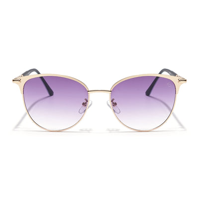 Eyejack Golden Cateye Sunglasses for Women (7031CL820)
