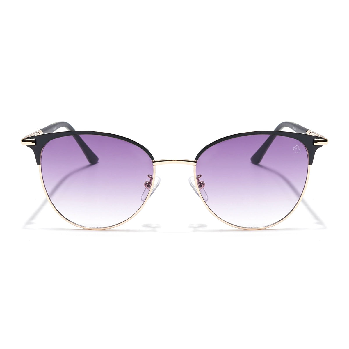 Eyejack Golden & Black Cateye Sunglasses for Women (7031CL821)