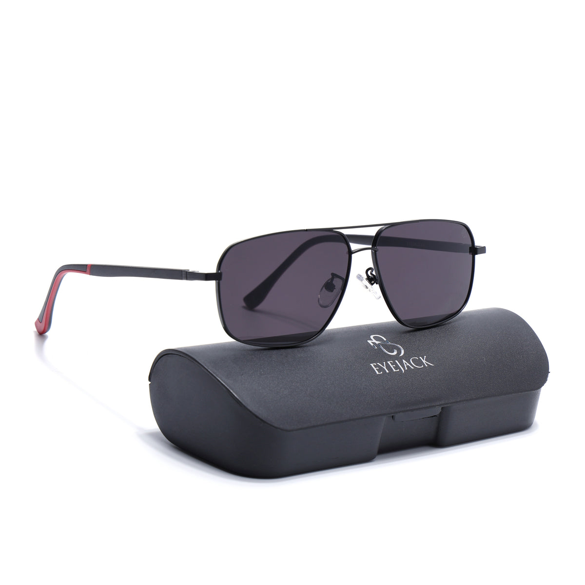 Dawn - Black Rectangle Sunglasses I (7035CL2125)