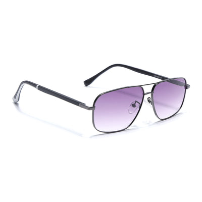 Dawn - Purple Rectangle Sunglasses I (7035CL2126)