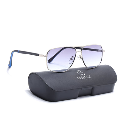 Dawn - Silver Rectangle Sunglasses I (7035CL2127)