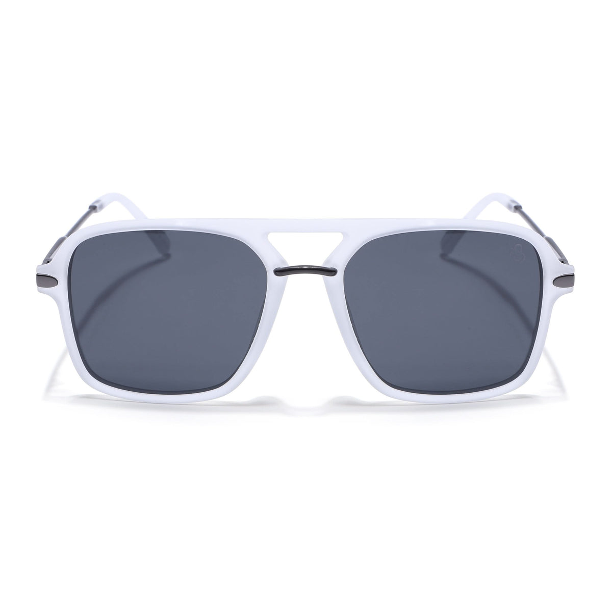 Eyejack Grey Wayfarer Polarized Sunglasses for Men & Women (7503PCL1277)