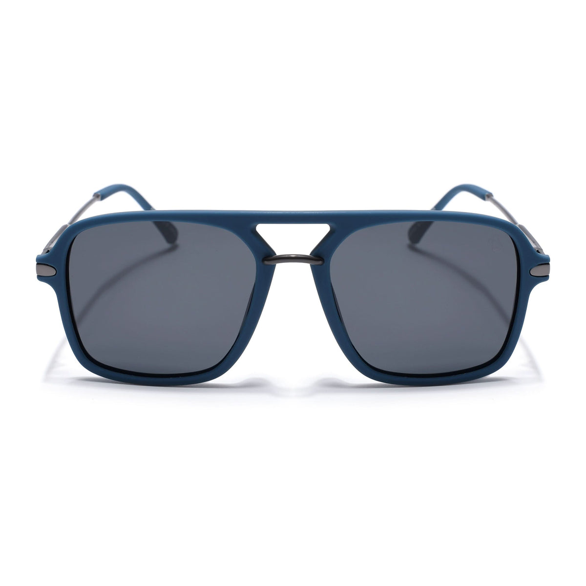 Eyejack Blue Wayfarer Polarized Sunglasses for Men & Women (7503PCL1279)