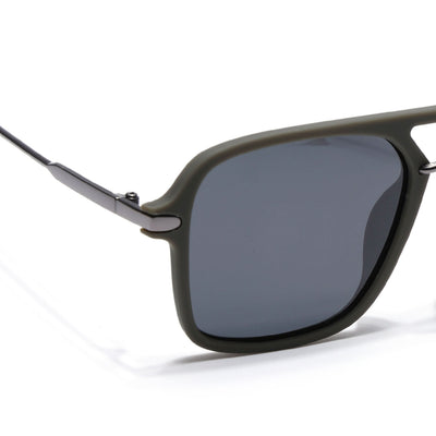 Eyejack Olive Wayfarer Polarized Sunglasses for Men & Women (7503PCL1280)